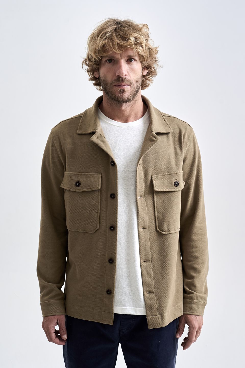 Overshirt Malha Stelvio Verde