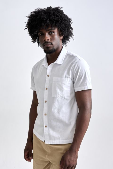Camisa de Manga Curta Rhodes Branco — Austral