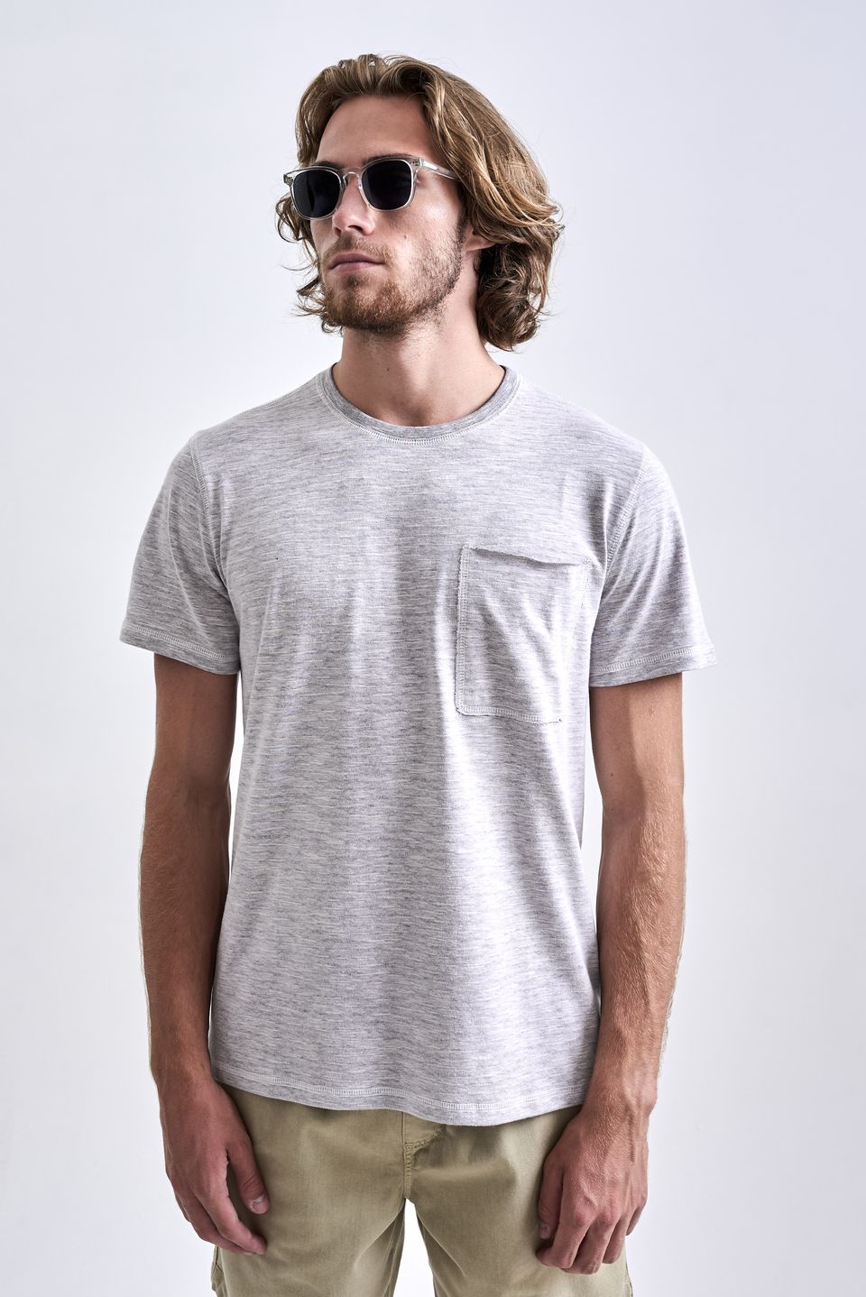 Camiseta Solimoes Cinza Claro