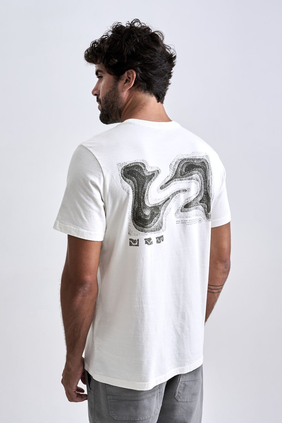 Camiseta Erosion Off White