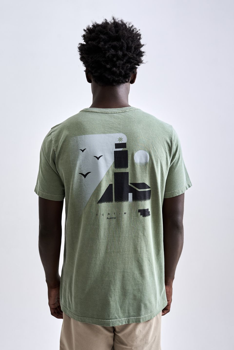 Camiseta Fortim Stone Verde Claro