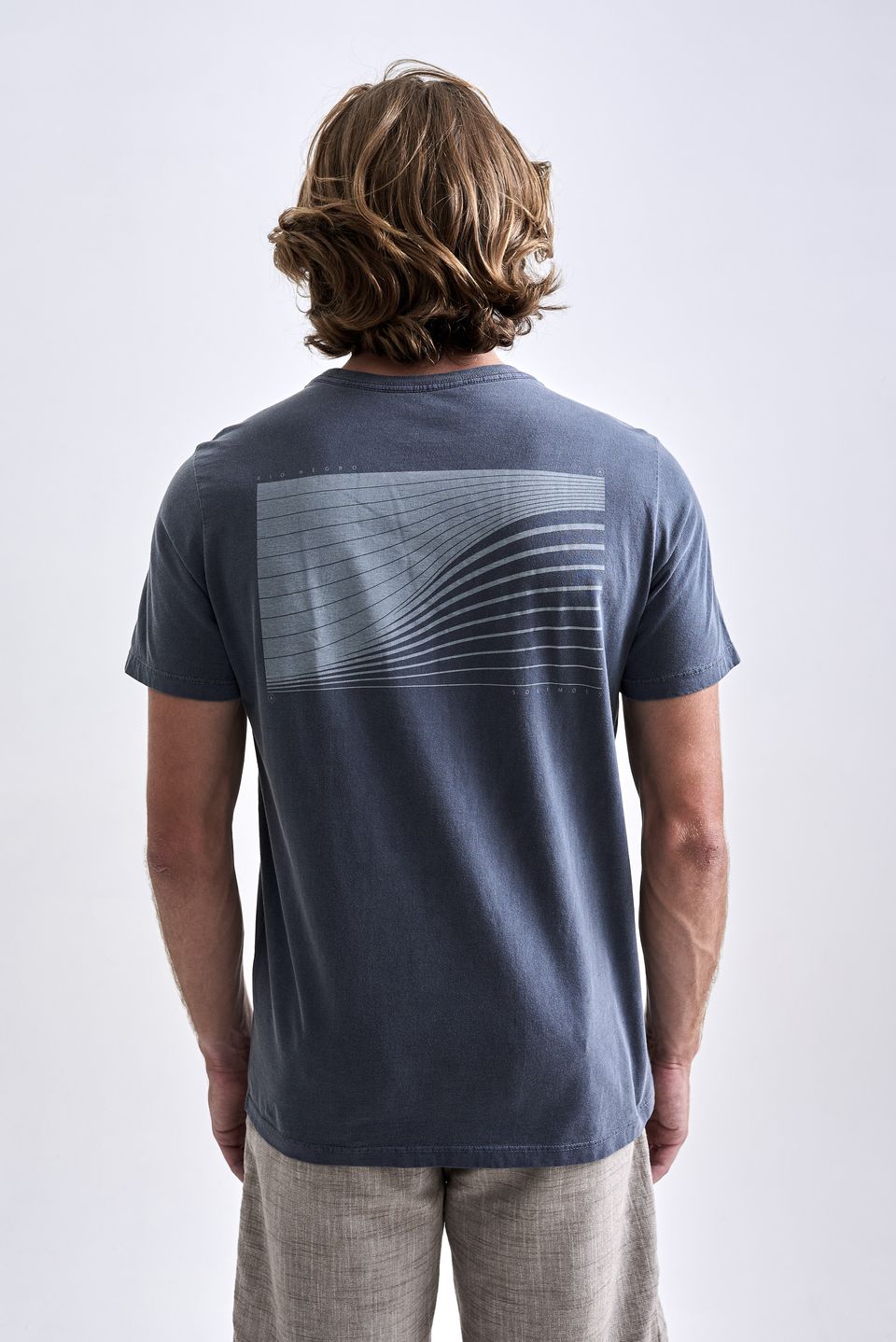 Camiseta Rns Stone Azul Midnight