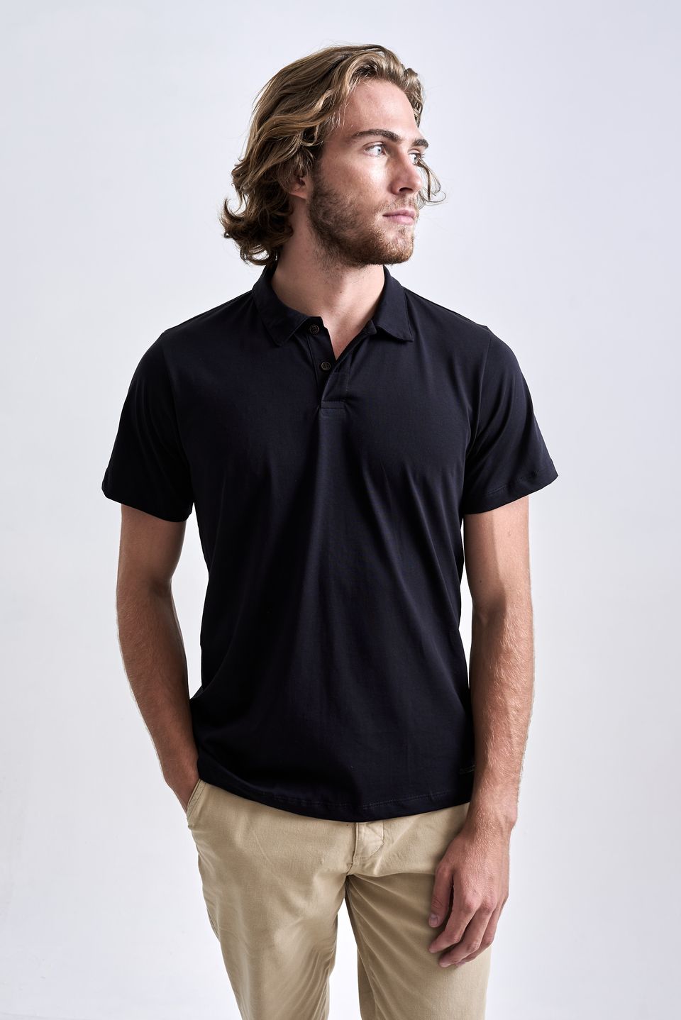Polo Pima Classic Preto