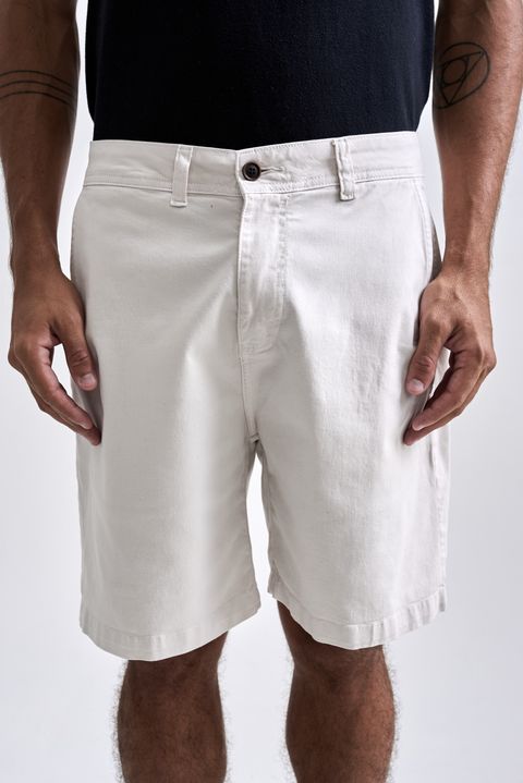 Bermuda Chino Lascar Off White — Austral