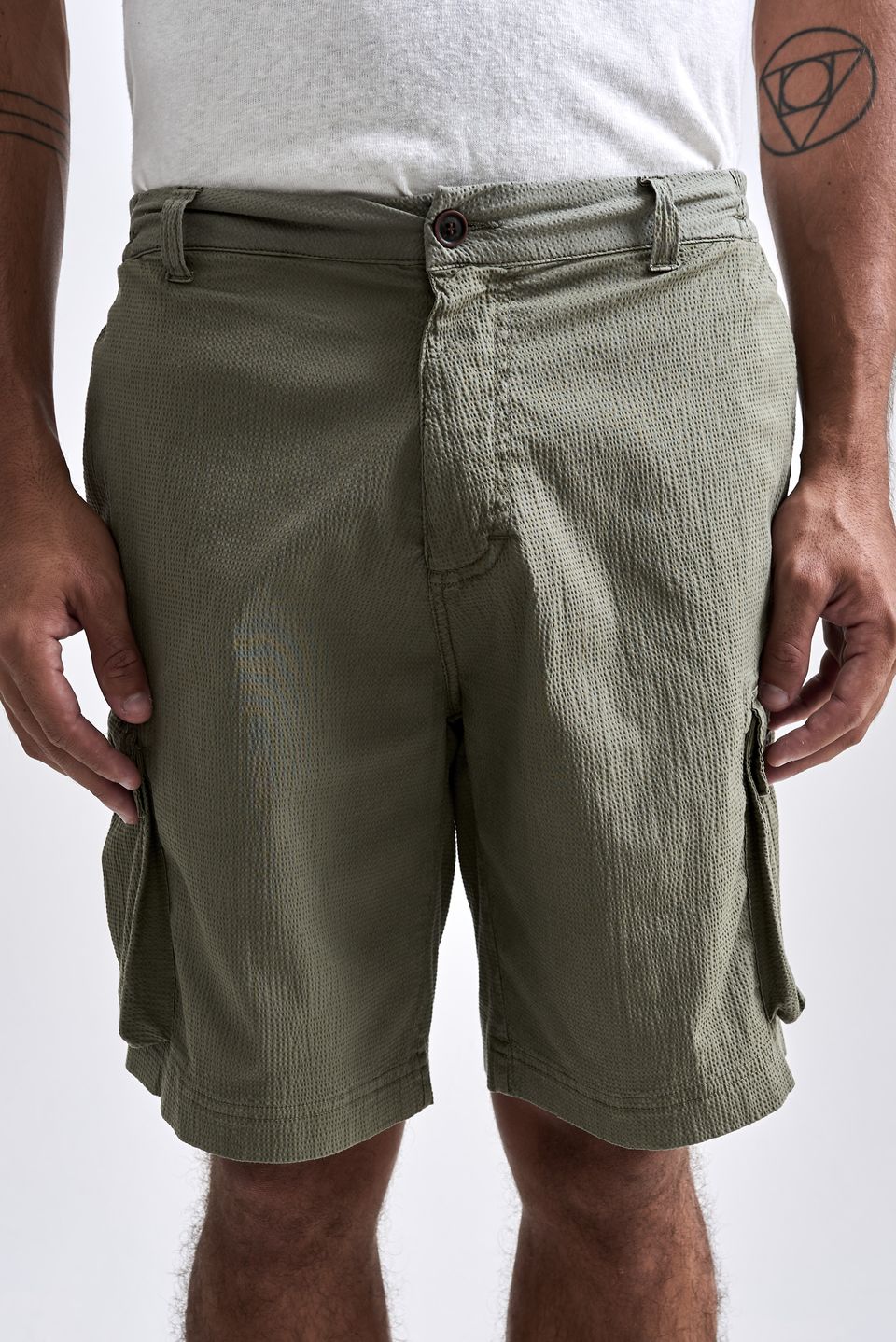 Bermuda Cargo Comfort Ruga Verde