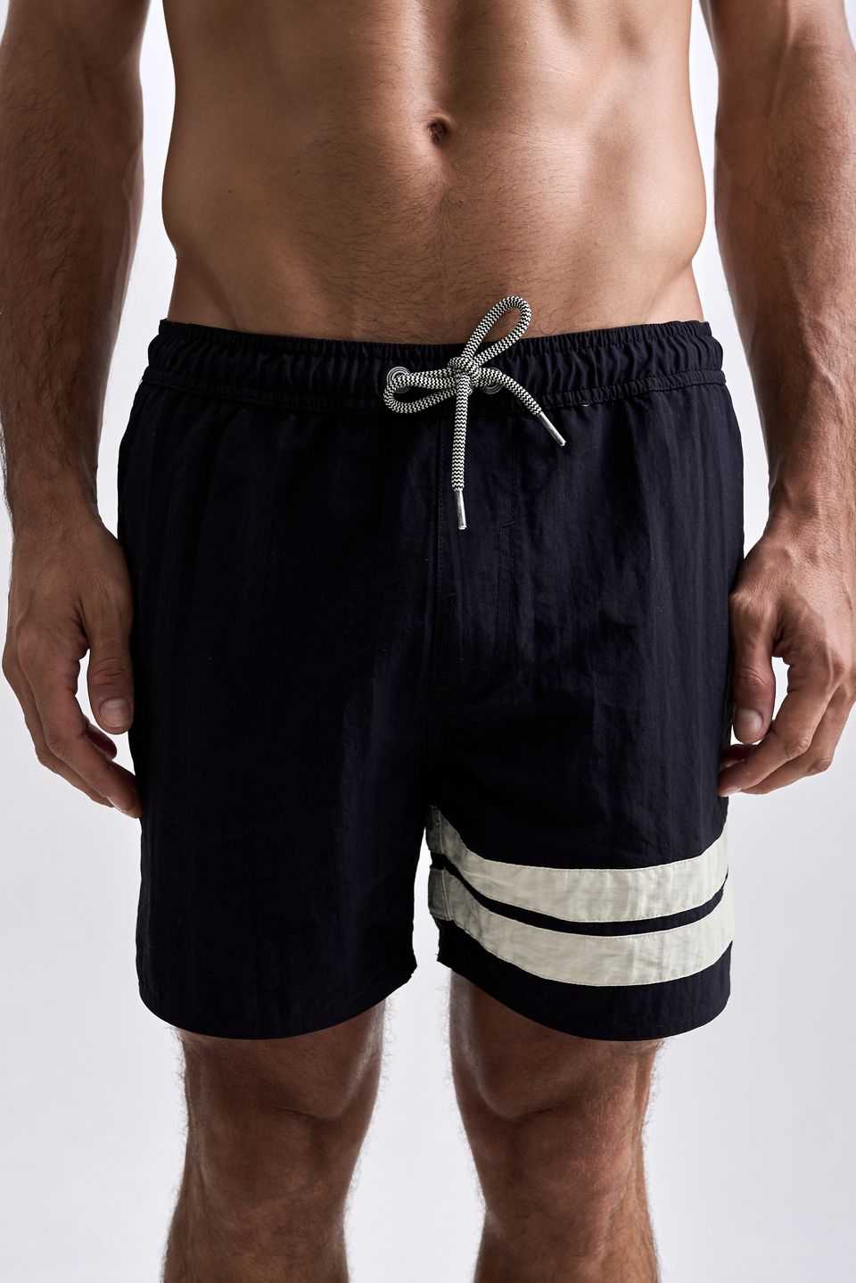 Swimshorts Jamaica Stripes Preto