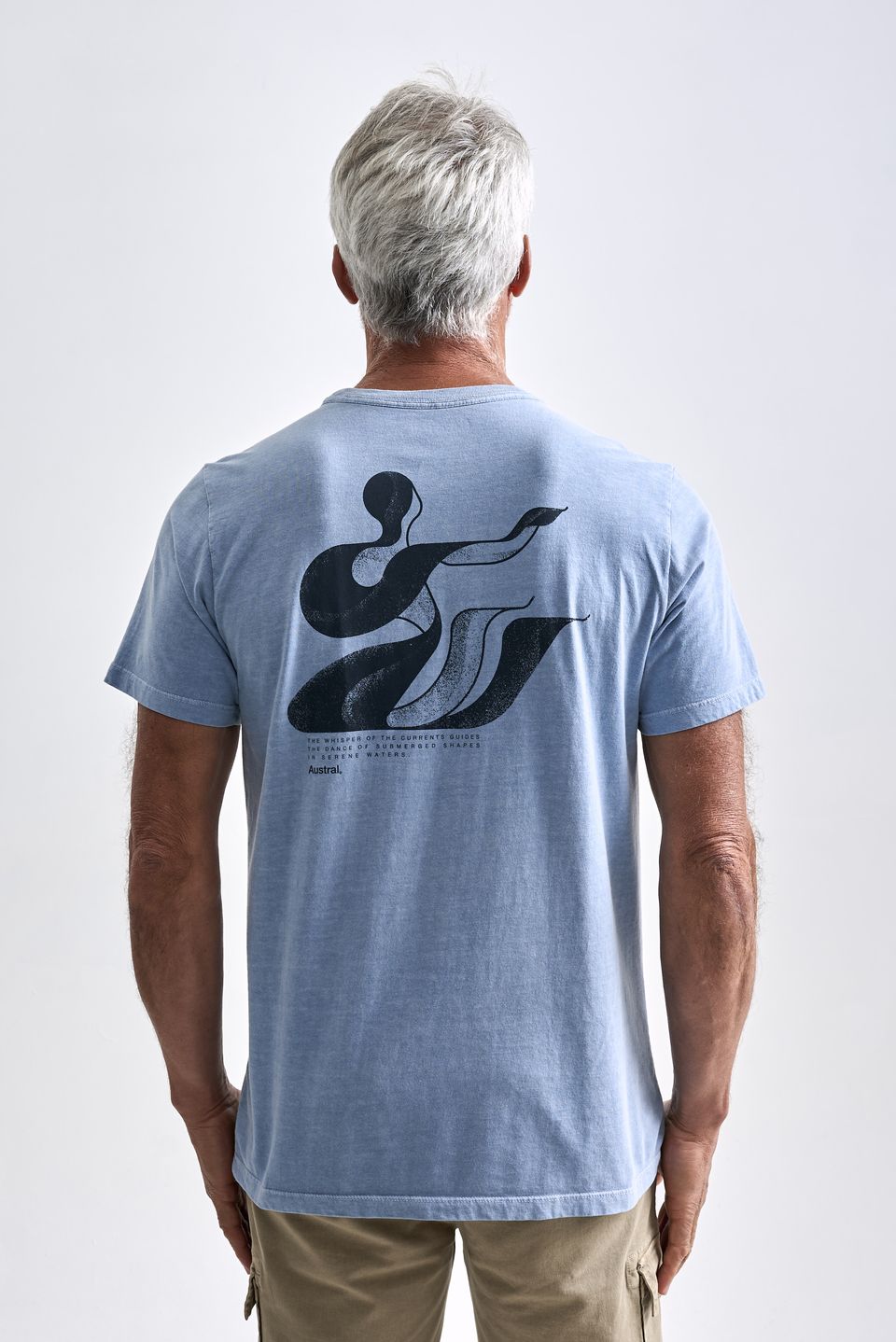 Camiseta Serene Stone Azul Claro