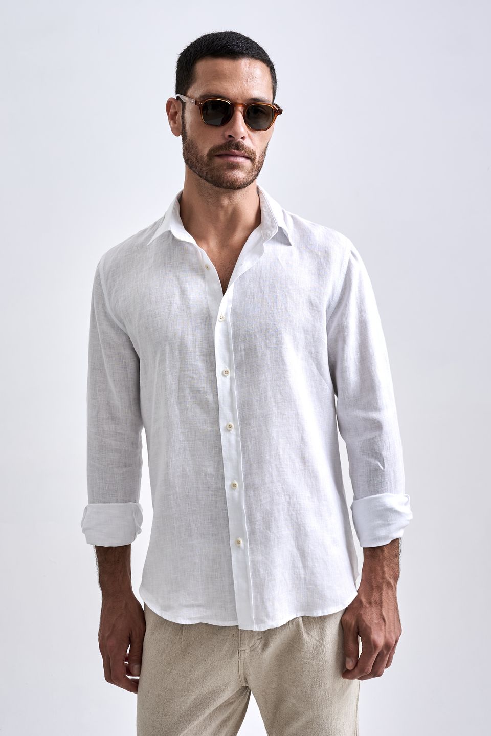 Camisa Puro Linho Branco