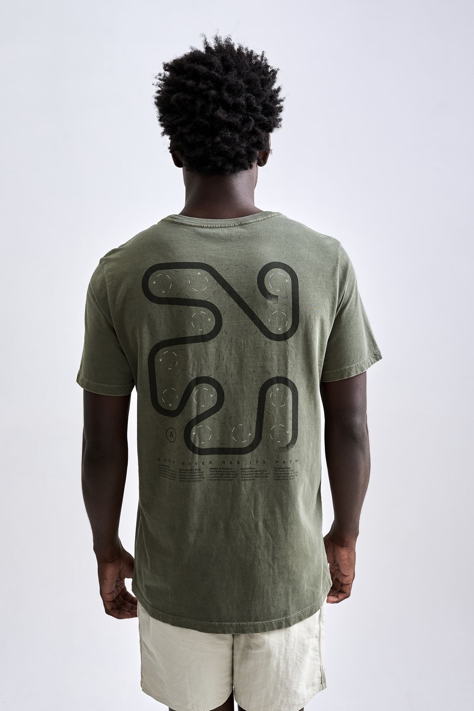 Camiseta Path Stone Verde Escuro