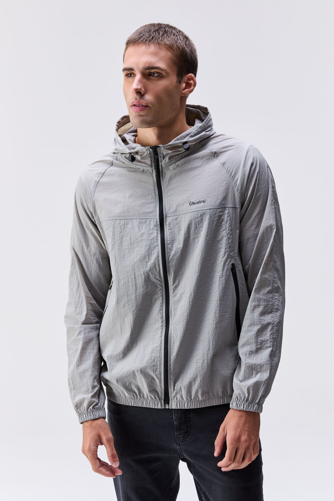 Windbreaker Andes Cinza Claro — Austral