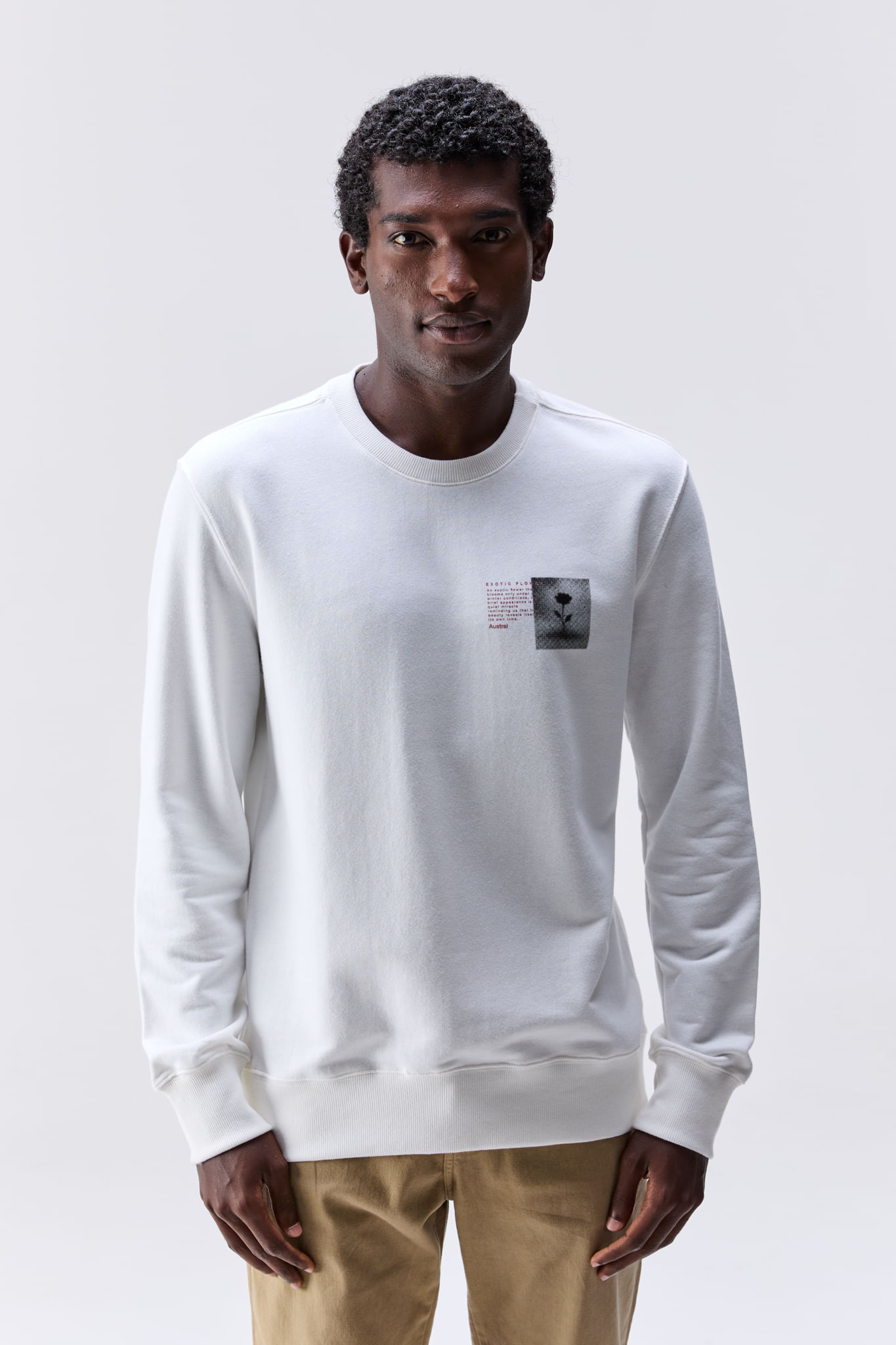 Moletom Careca Exotic Off White — Austral