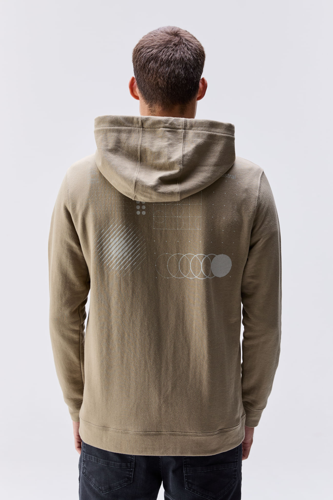 Moletom Capuz Tech Bege — Austral