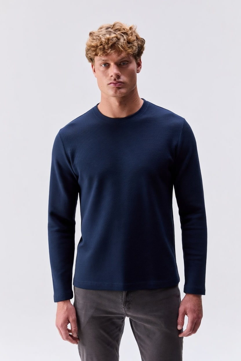 Camiseta Padang Azul Escuro