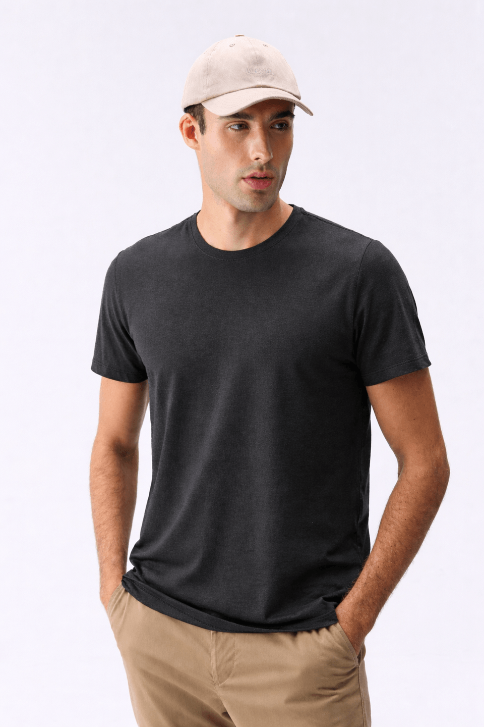Camiseta Piquet Pima Cinza Escuro